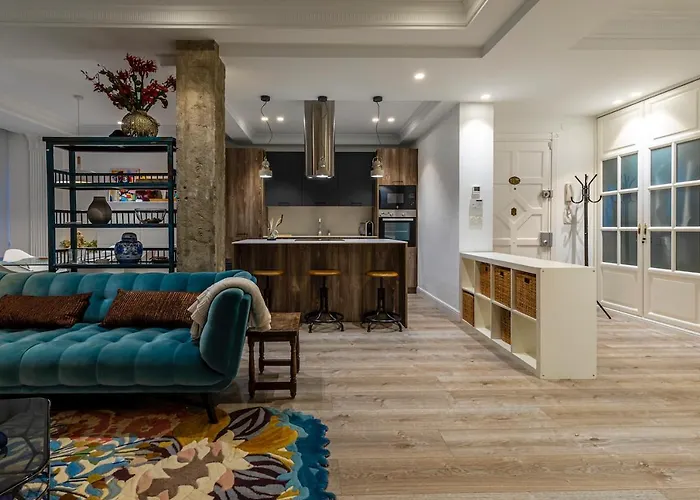 Apartamento 110 M2 In Abando Close To Guggenheim With Parking Bilbau
