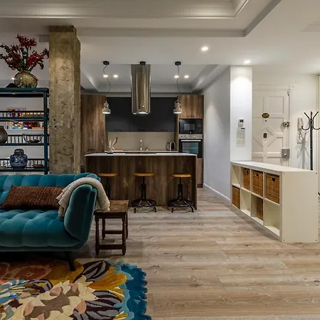 Apartamento 110 M2 In Abando Close To Guggenheim With Parking Bilbau